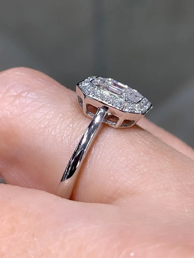 0.78CT T.W. Diamond Fancy Ring