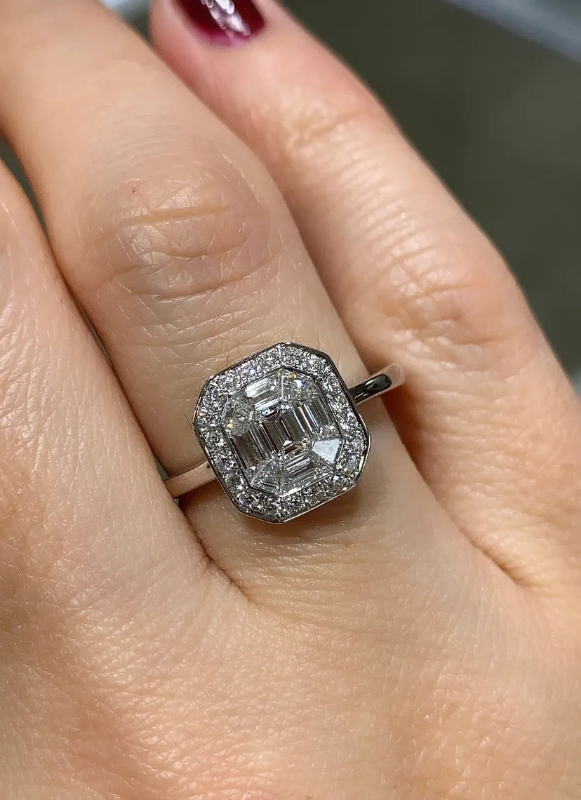0.78CT T.W. Diamond Fancy Ring