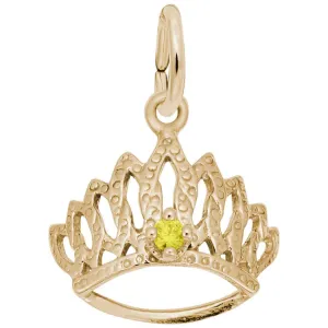 10 KT TIARA W/BIRTHSTONE-NOV