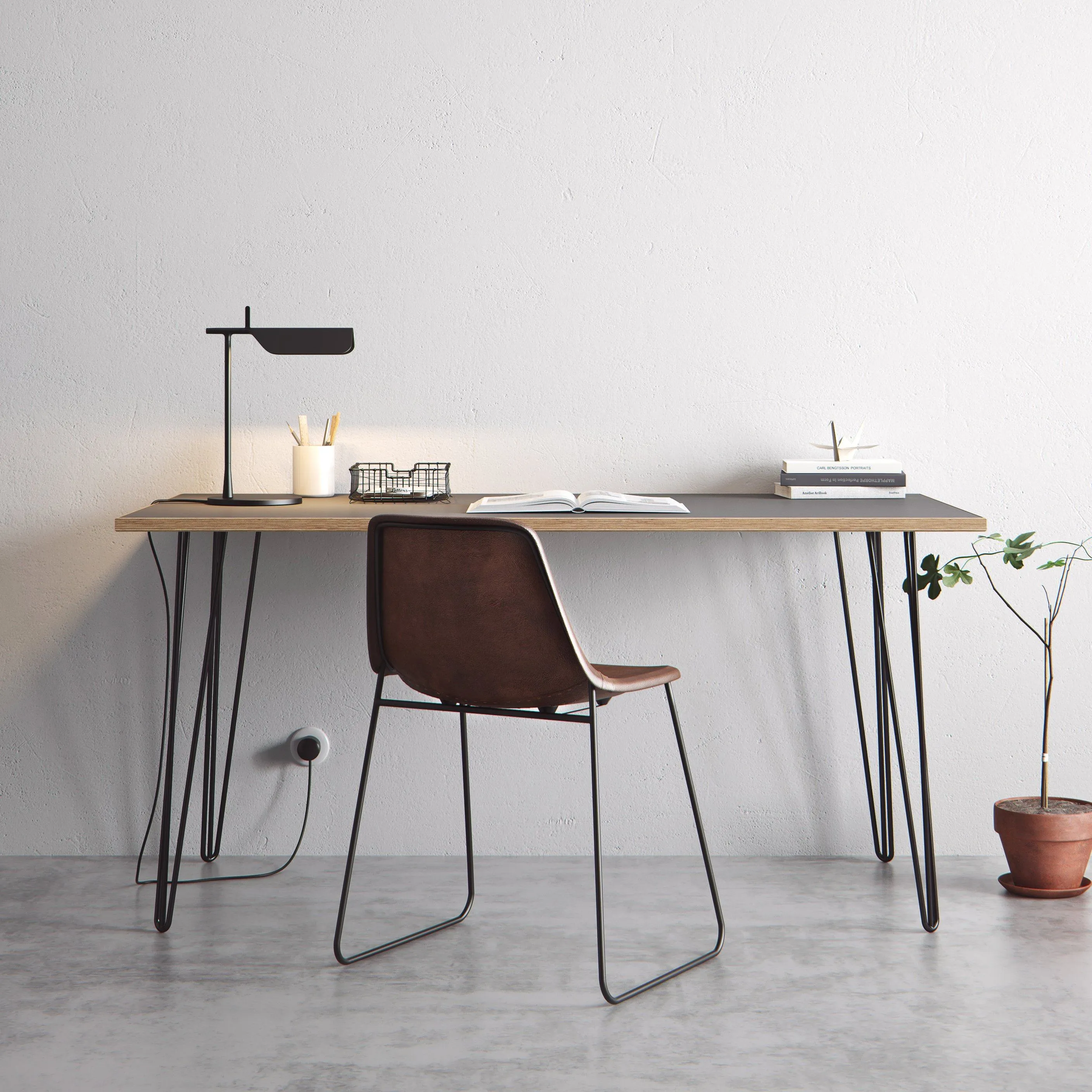 16inch / 40cm - Bench | Hairpin Legs