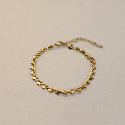 18k Golld-Filled Heart Anklet - Anklets For Women - Gold Anklet - Nora Anklet