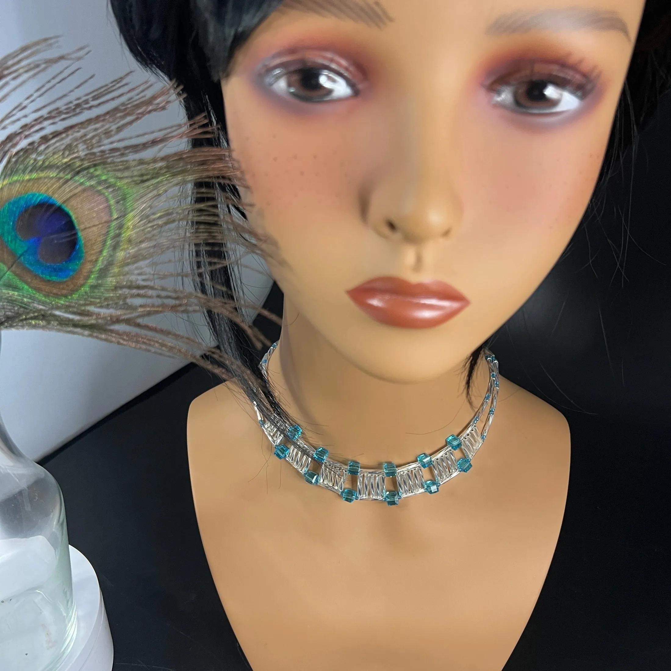 Beaded Crystal Choker