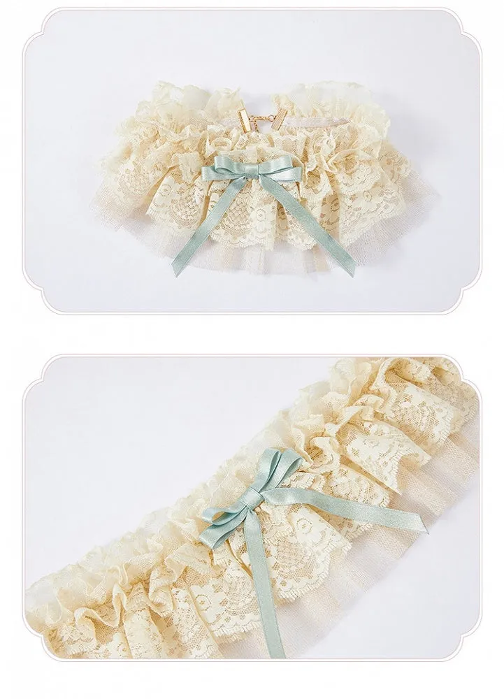 Beige Lace Choker
