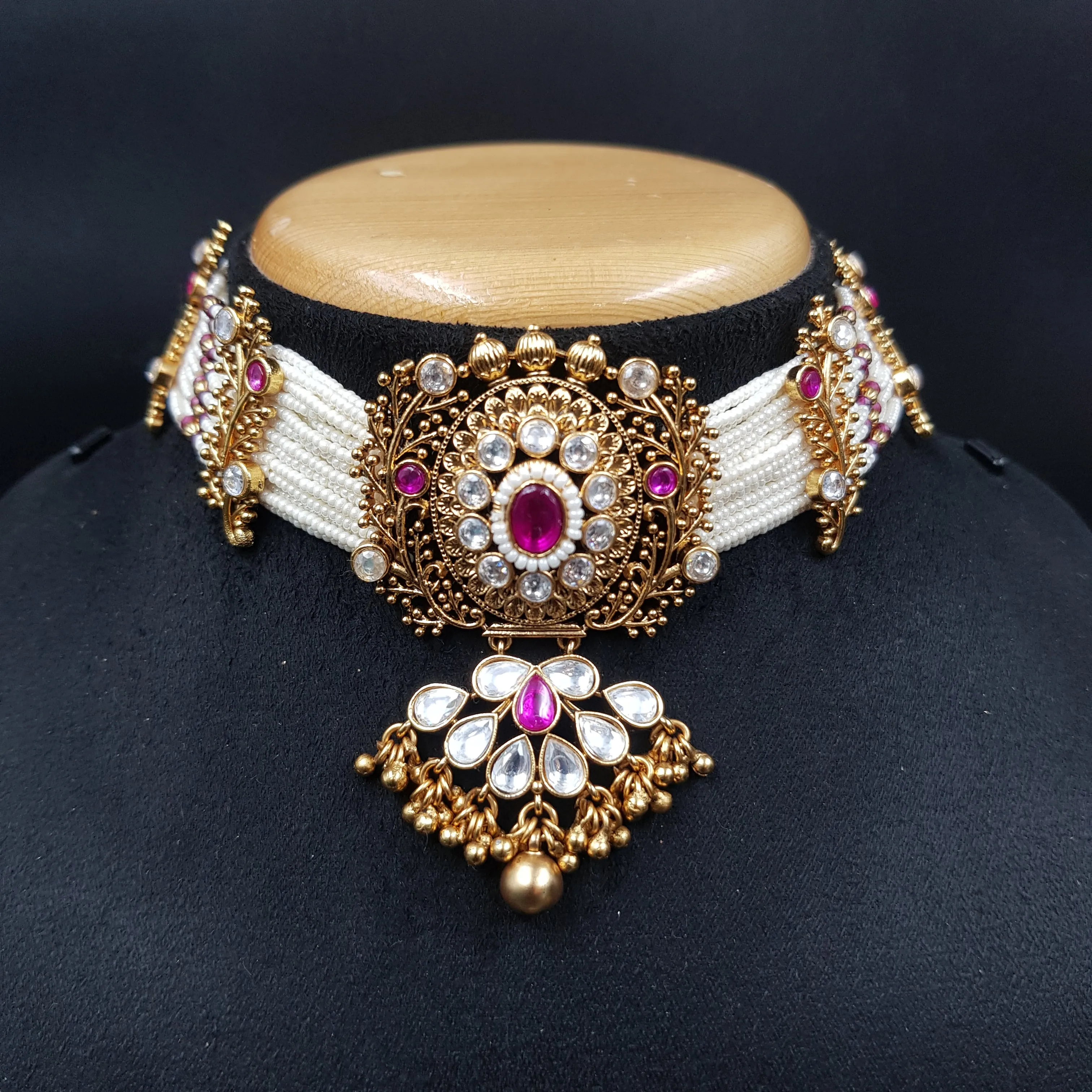 Choker Antique Necklace Set 3571-28