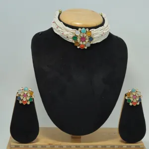Choker Kundan Necklace Set 7535-34