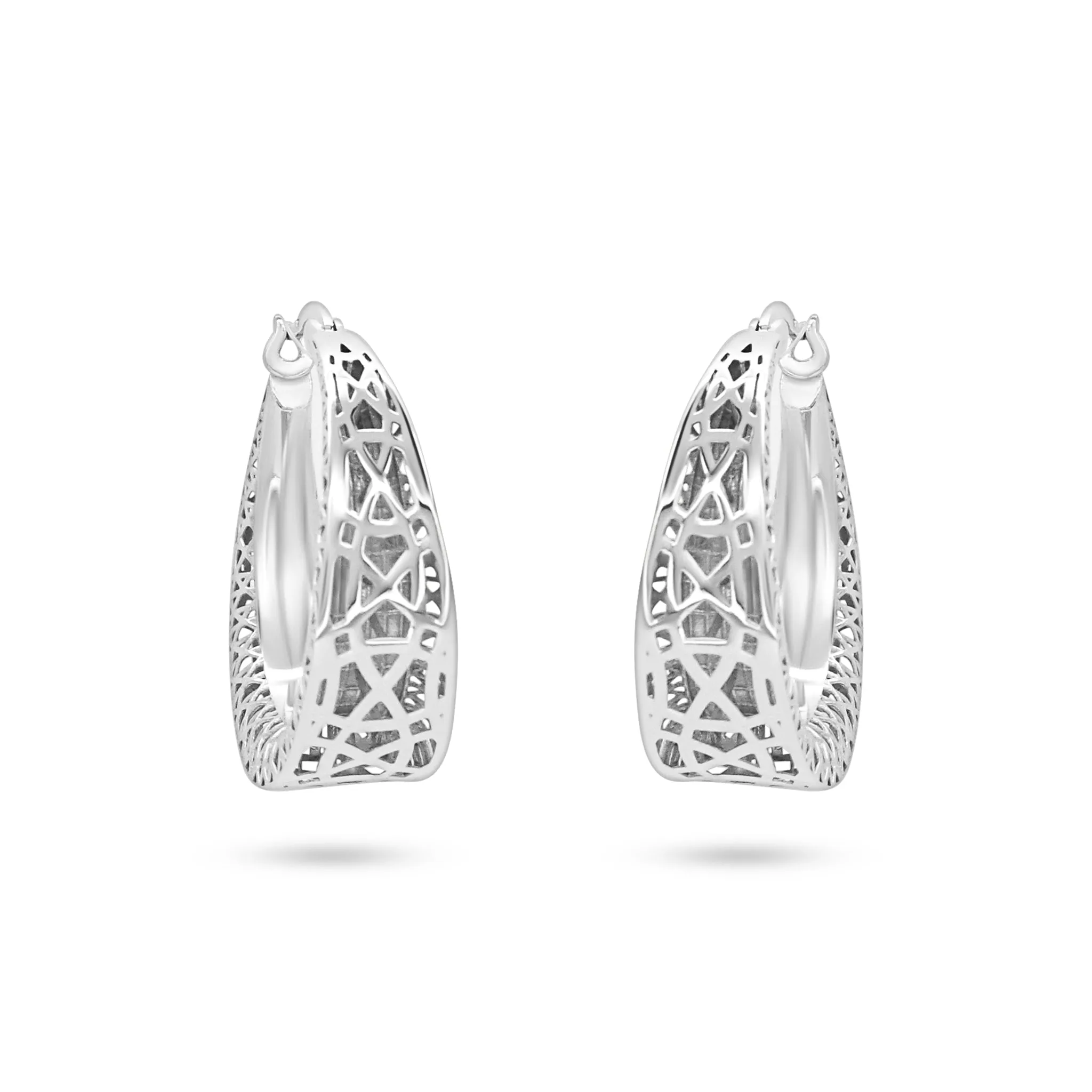 Filigree Wide Hoops