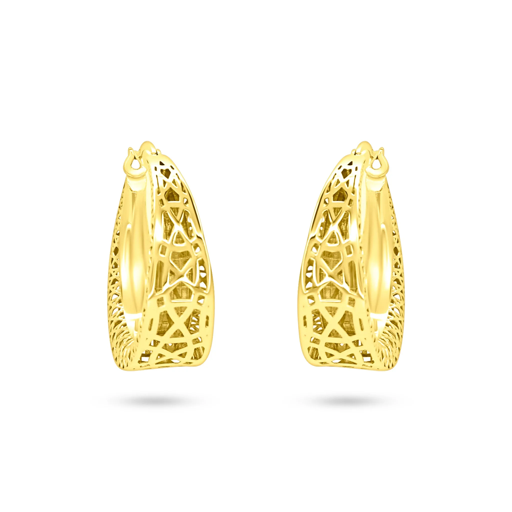 Filigree Wide Hoops