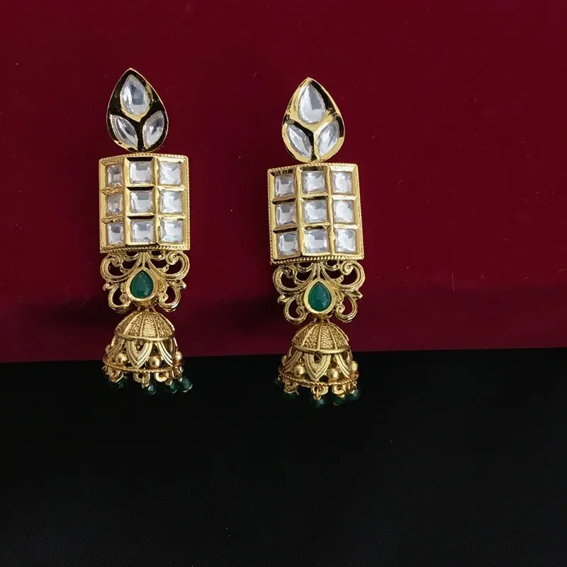 Green Kundan Necklace Set 8803-2862