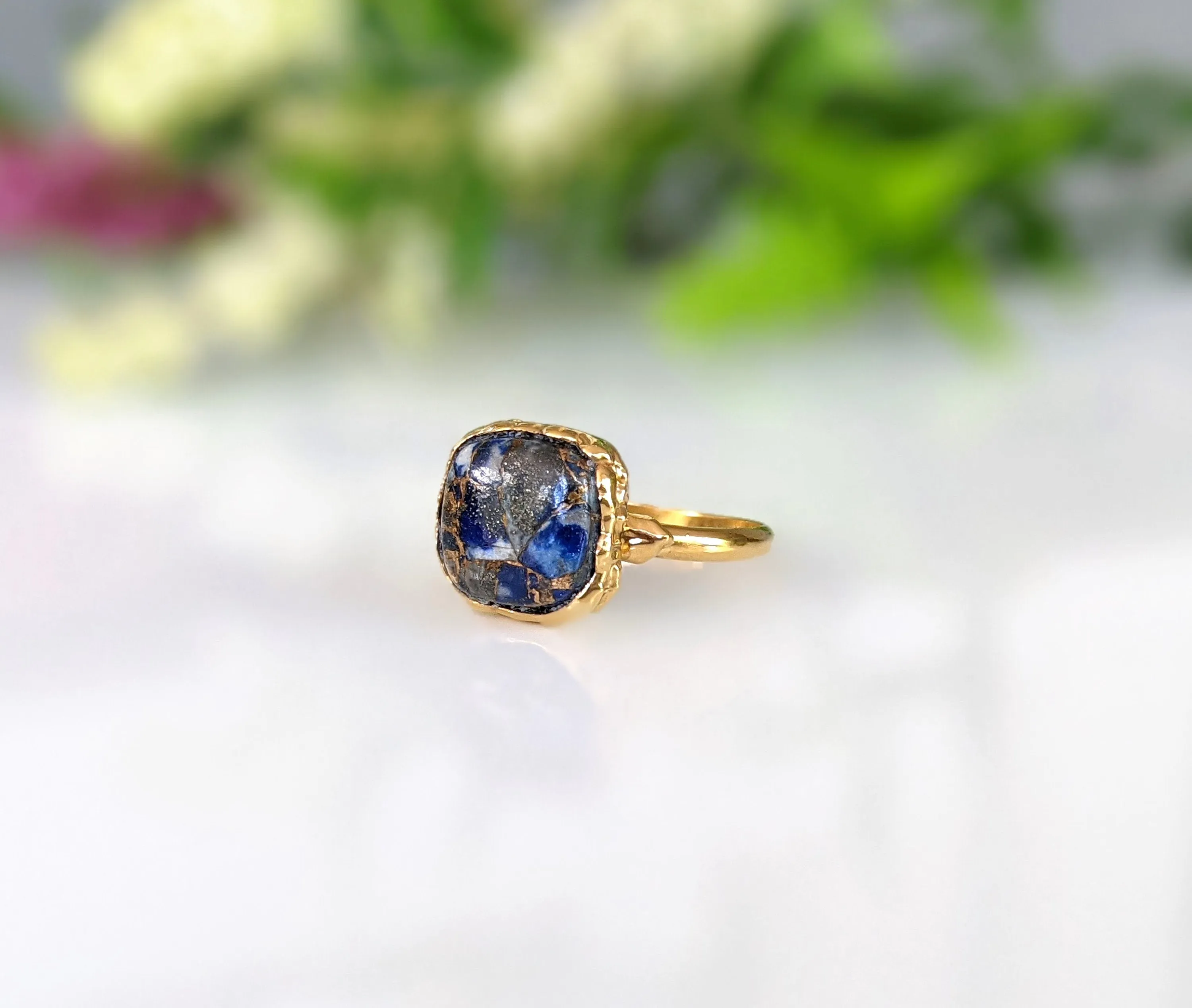 Lapis Lazuli Gold ring