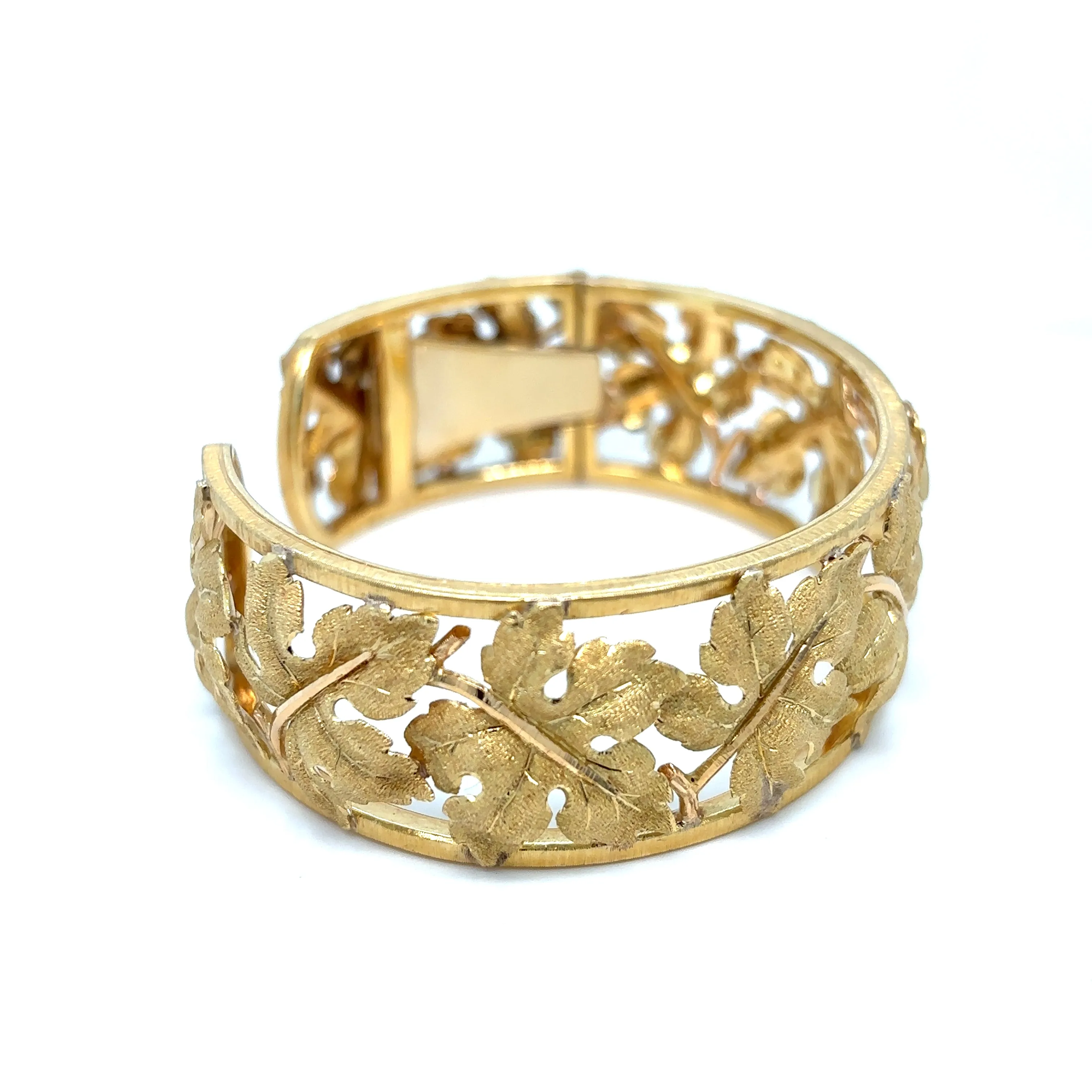 Mario Buccellati 18K Yellow Gold Cuff Bracelet