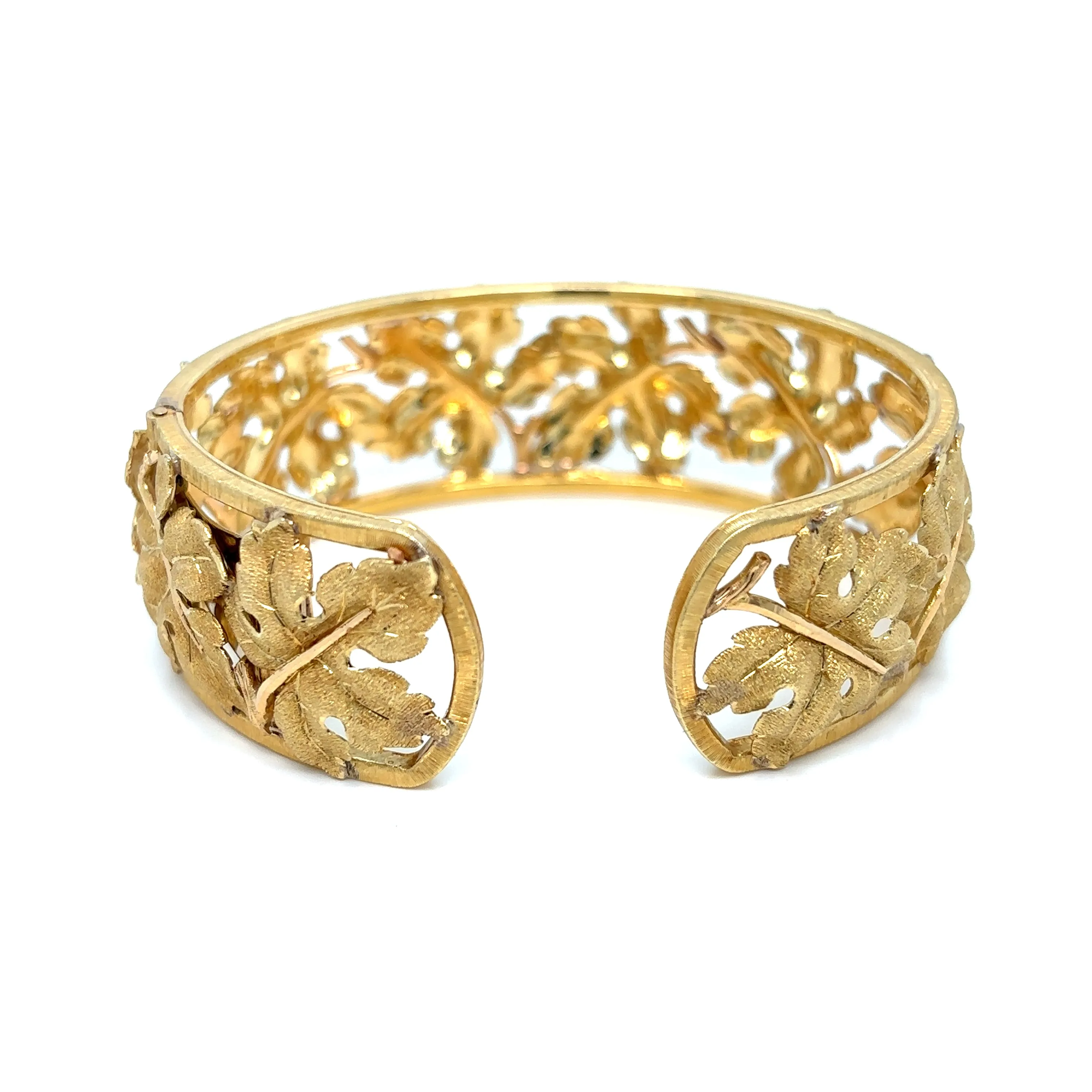 Mario Buccellati 18K Yellow Gold Cuff Bracelet
