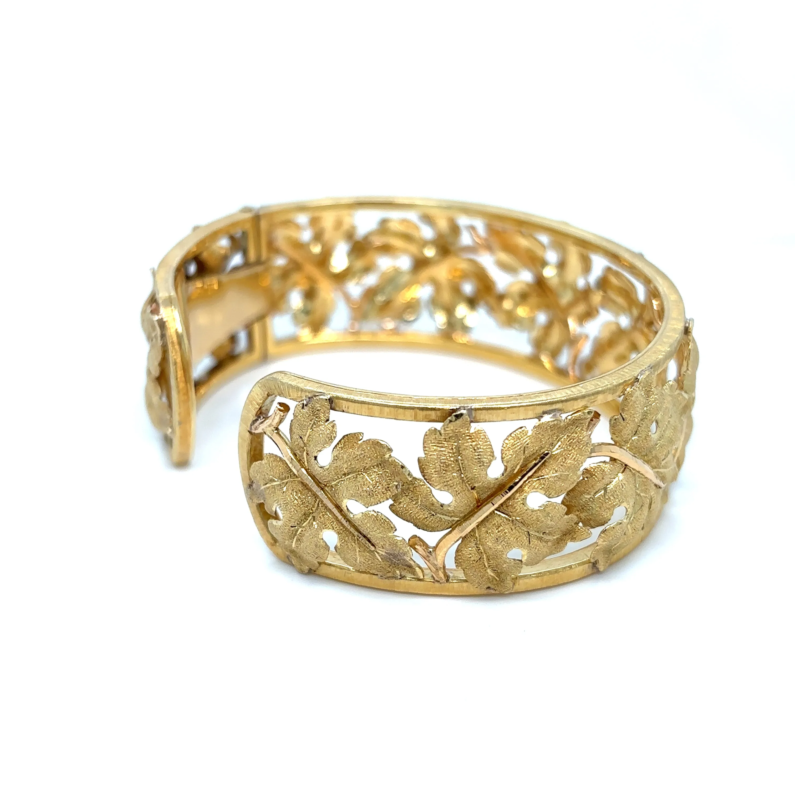 Mario Buccellati 18K Yellow Gold Cuff Bracelet