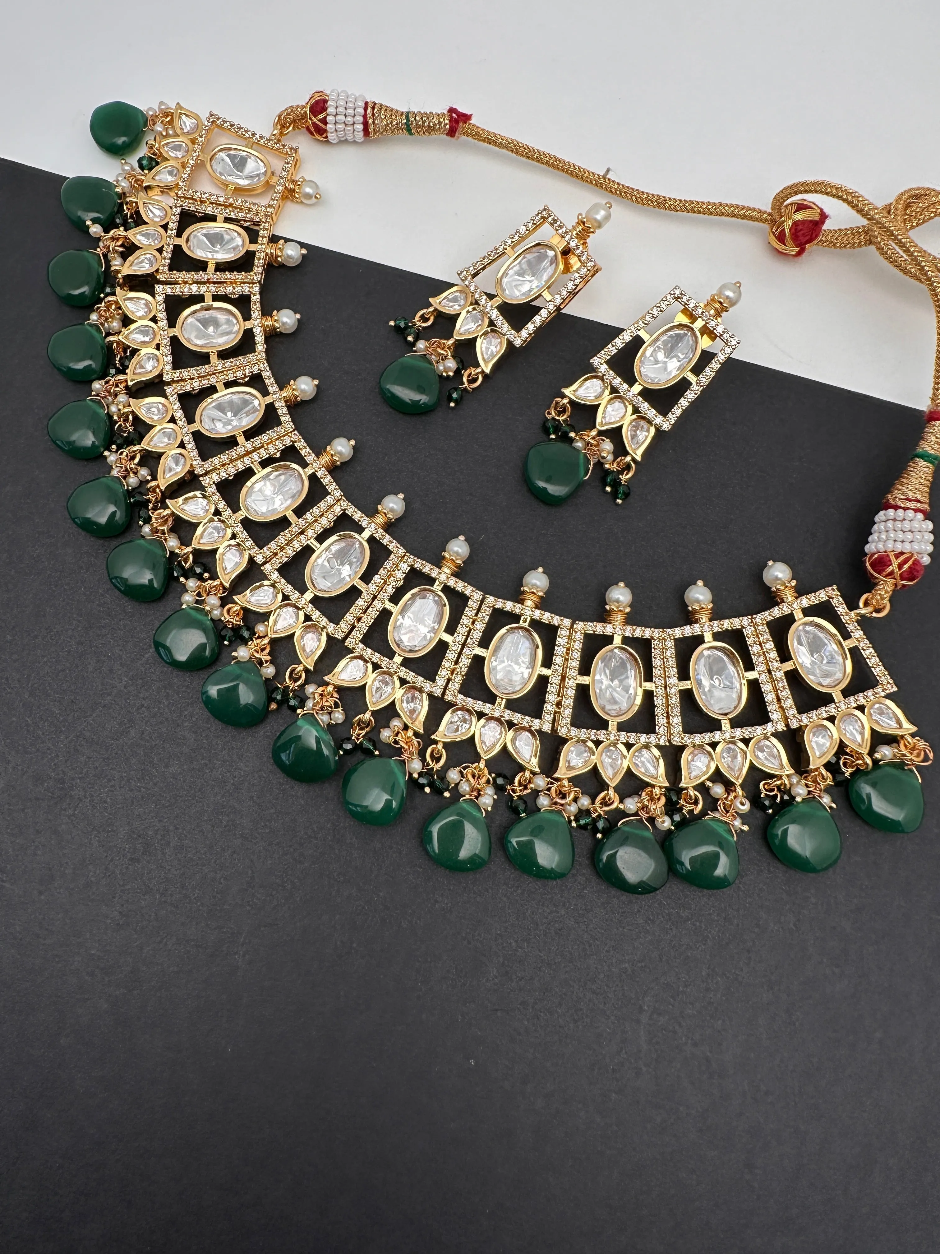 Moissanite Green Choker