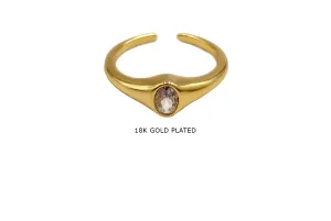 MP4180  Signet Ring With Stone