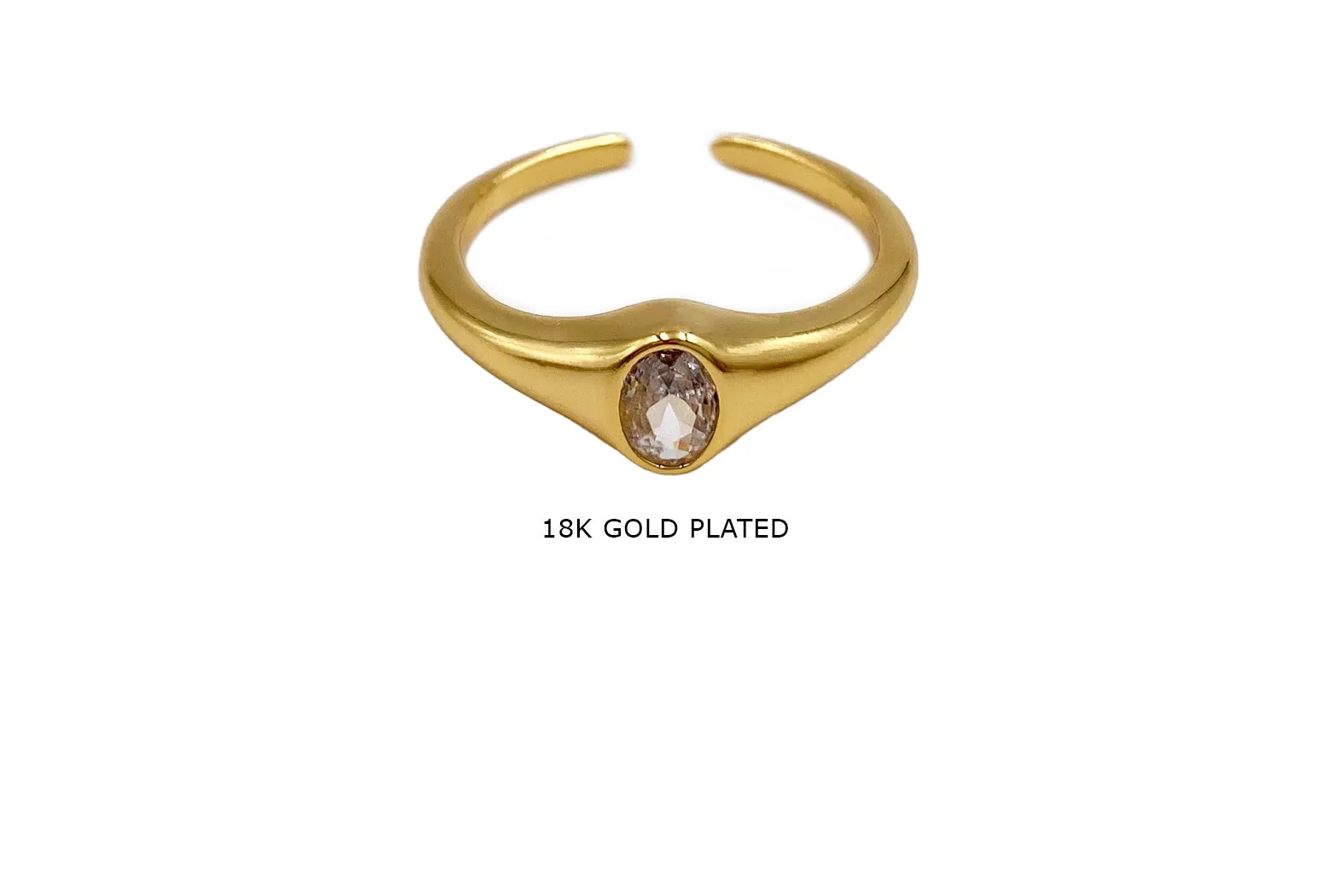 MP4180  Signet Ring With Stone