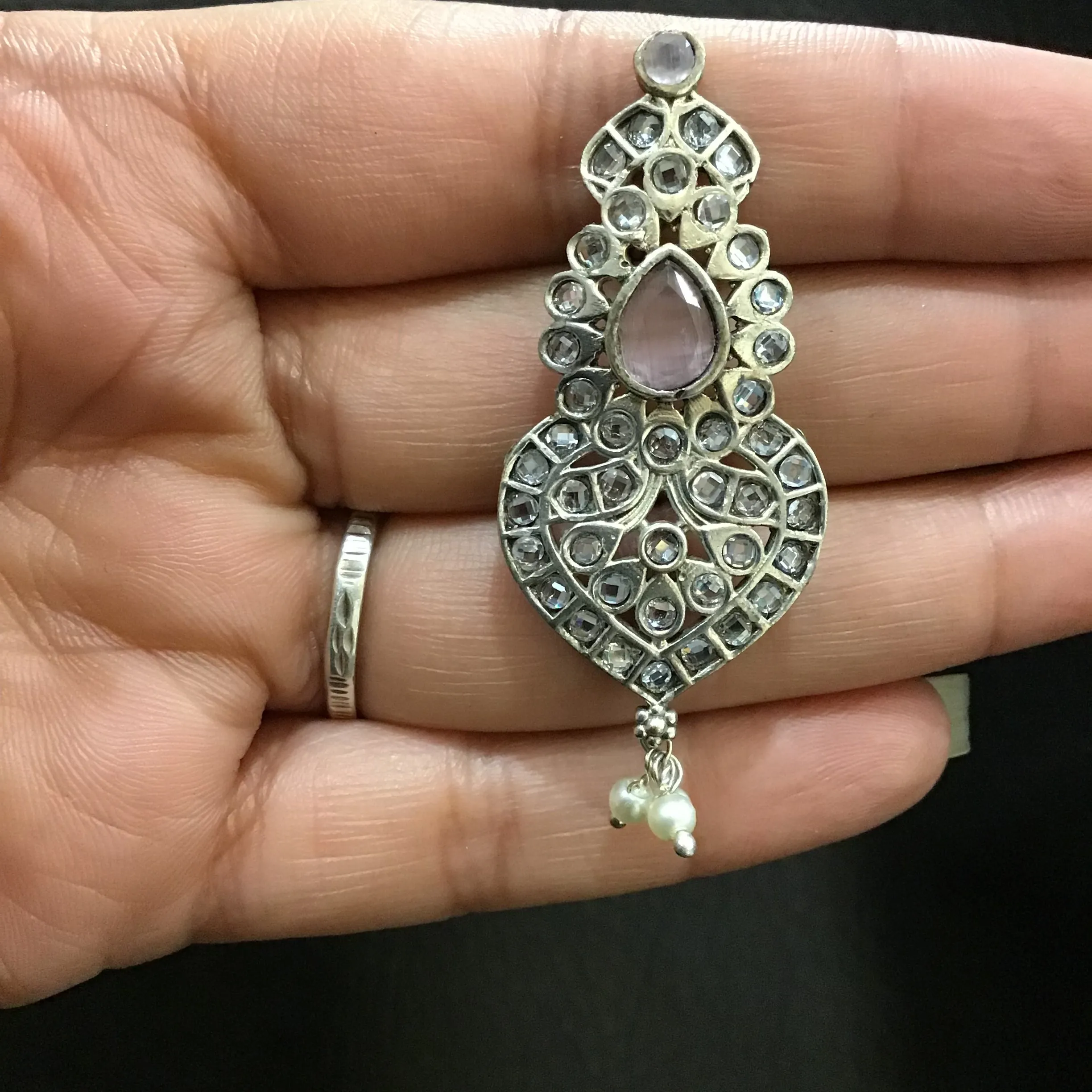 Oxidized Choker Set 1217-69