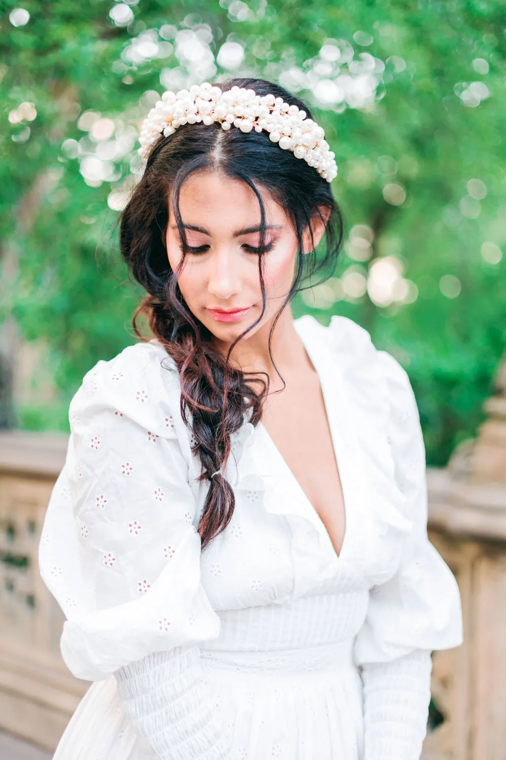 Penelope Pearl Head Crown