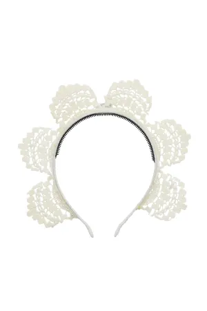 Rising Princess Headband - White