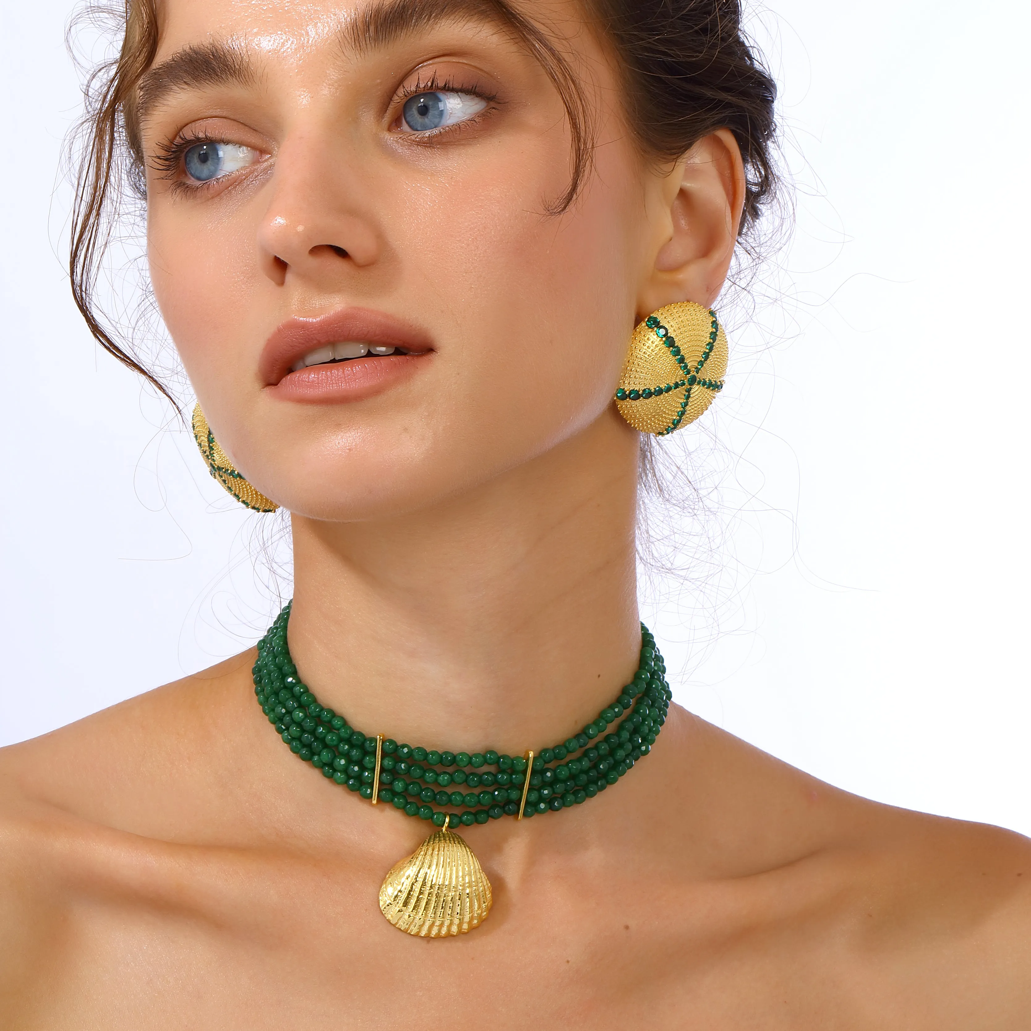 Seashell Jasper Choker