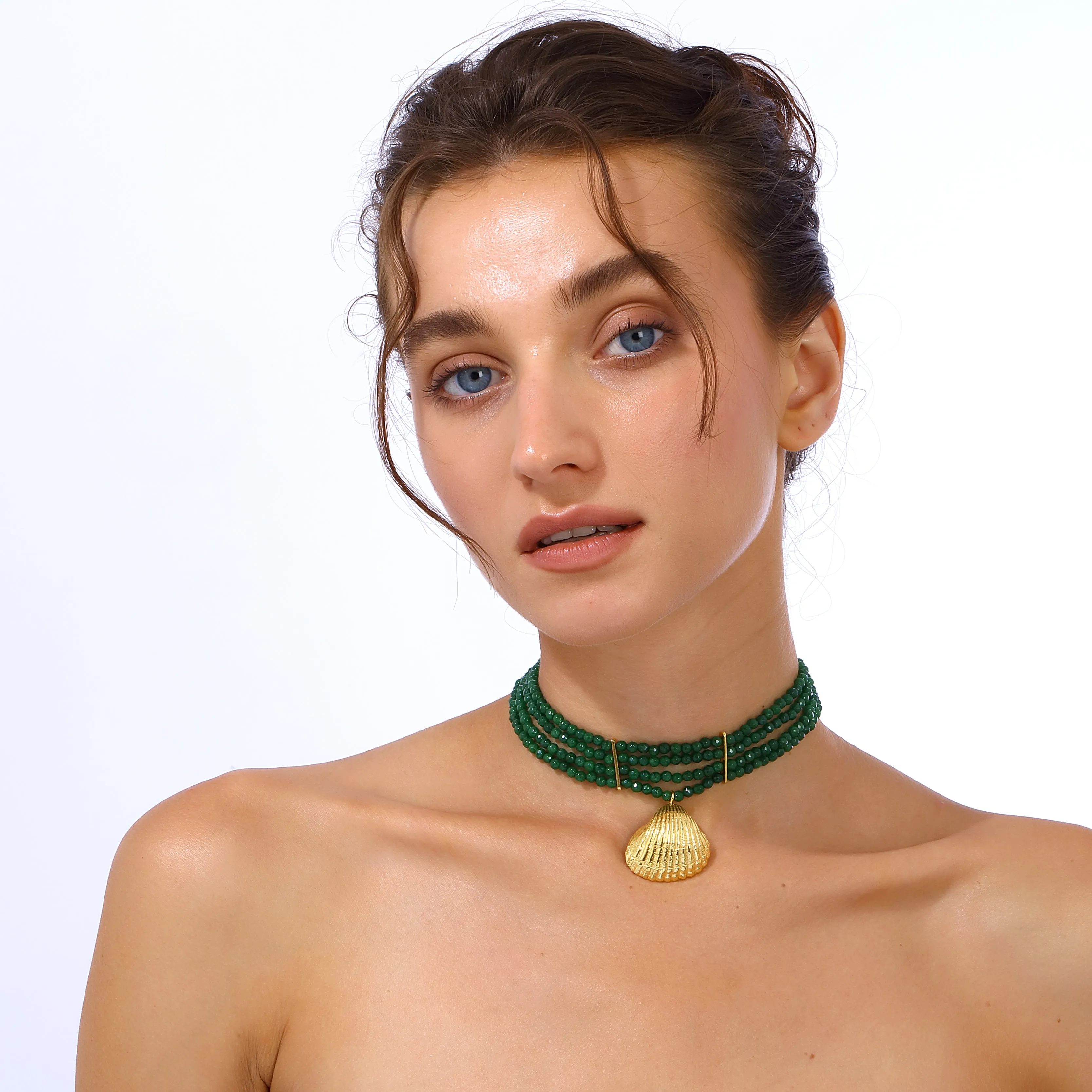 Seashell Jasper Choker