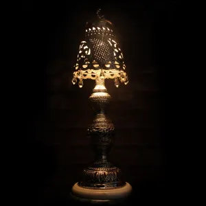 Silver Filigree Lamp