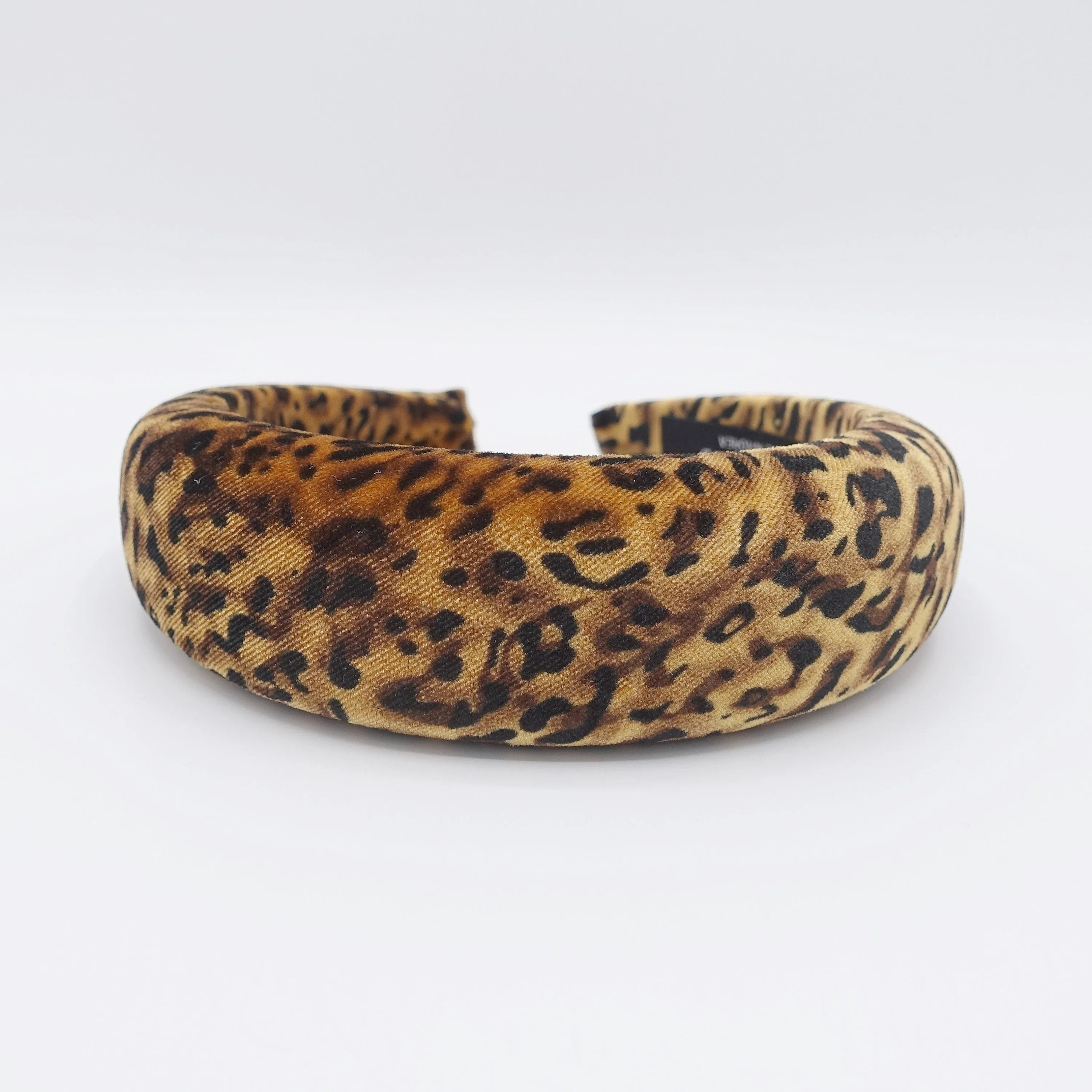 velvet headband leopard print hairband